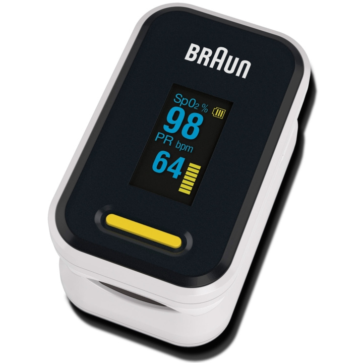 Braun Pulse Oximeter 1 YK-81C ryhmässä KAUNEUS JA TERVEYS / Terveydenhoito / Pulssioksimetrit @ TP E-commerce Nordic AB (A18354)