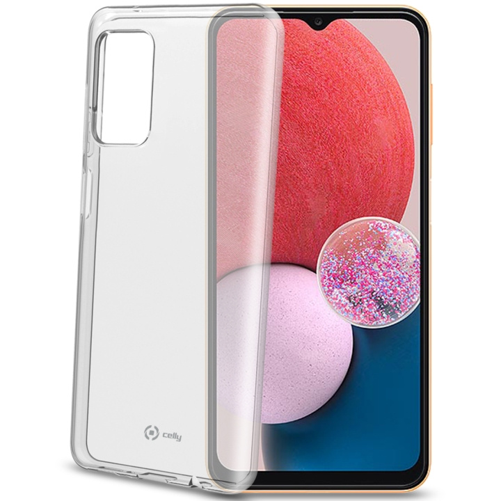 Celly Gelskin TPU kansi Galaxy A13 4G SM-A135F Tran ryhmässä ÄLYPUHELIMET JA TABLETIT / Puhelimen suojakotelo / Samsung @ TP E-commerce Nordic AB (A18395)
