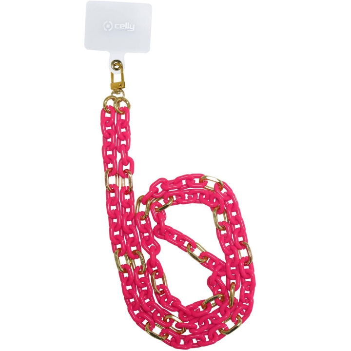 Celly Lacet Chain Halskedja Fluo Ros ryhmässä ÄLYPUHELIMET JA TABLETIT / Muut tarvikkeet / Muut @ TP E-commerce Nordic AB (A18421)