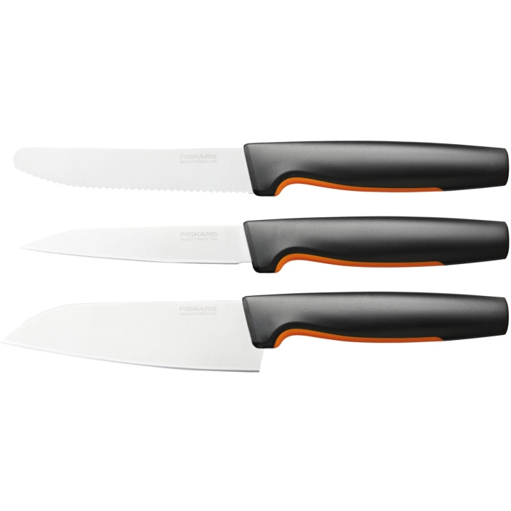 Fiskars Favoritknivset, 3 delar FF ryhmässä KOTI, TALOUS JA PUUTARHA / Keittiövälineet / Keittiöveitset ja veitsenteroittimet @ TP E-commerce Nordic AB (A18678)