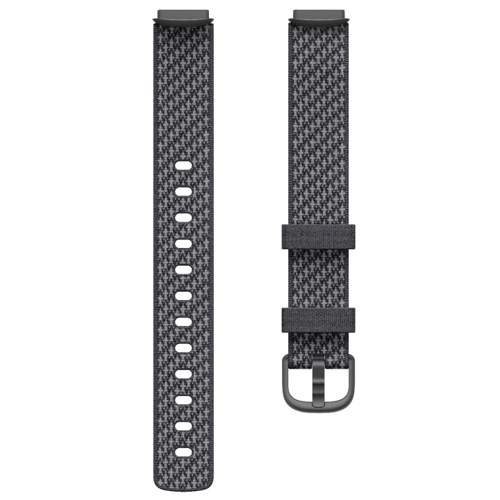 Fitbit Luxe, Woven Band Slate (L) ryhmässä URHEILU, VAPAA-AIKA JA HARRASTUS / Urheilu- ja sykekellot / Urheilukello @ TP E-commerce Nordic AB (A18725)