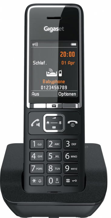 Gigaset Comfort 550 ryhmässä KODINELEKTRONIIKKA / Ääni & Kuva / Kiinteät puhelimet / Langattomat puhelimet @ TP E-commerce Nordic AB (A18742)
