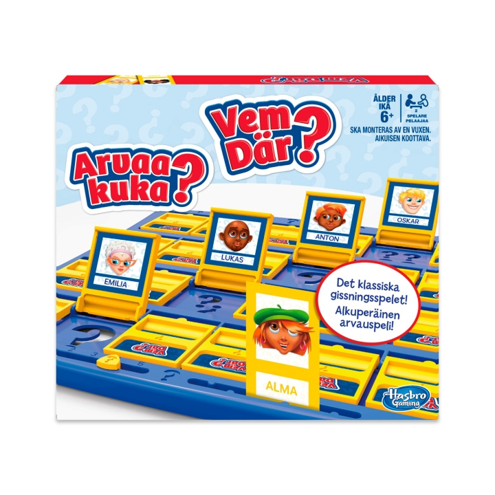 Hasbro Guess Who SE/FI ryhmässä LELUT, TUOTTEET LAPSILLE JA VAUVOILLE / Leikkikalut, Askartelu &Pelit / Seurapelit / Perhepelit @ TP E-commerce Nordic AB (A18780)