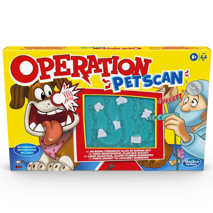 Hasbro Operation Pet Scan ryhmässä LELUT, TUOTTEET LAPSILLE JA VAUVOILLE / Leikkikalut, Askartelu &Pelit / Seurapelit / Perhepelit @ TP E-commerce Nordic AB (A18794)