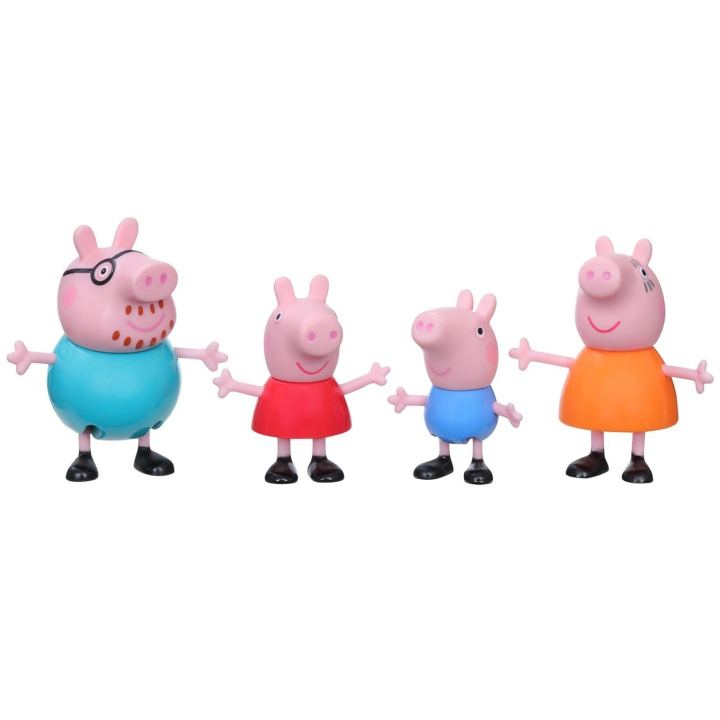 Hasbro Peppa Pig Peppa\'s Family 4-Pac ryhmässä LELUT, TUOTTEET LAPSILLE JA VAUVOILLE / Leikkikalut, Askartelu &Pelit / Figuurit & miniatyyrit @ TP E-commerce Nordic AB (A18795)