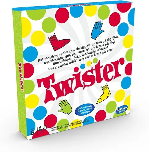 Hasbro Twister Refresh ryhmässä LELUT, TUOTTEET LAPSILLE JA VAUVOILLE / Peli / Lautapelit @ TP E-commerce Nordic AB (A18807)