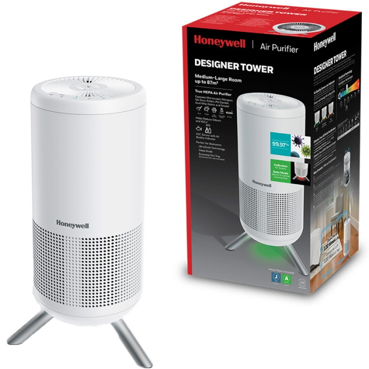 Honeywell Luftrenare Round Air Purifiere ryhmässä KOTI, TALOUS JA PUUTARHA / Tuulettimet ja ilmastointilaitteet / Ilmanpuhdistin @ TP E-commerce Nordic AB (A18819)