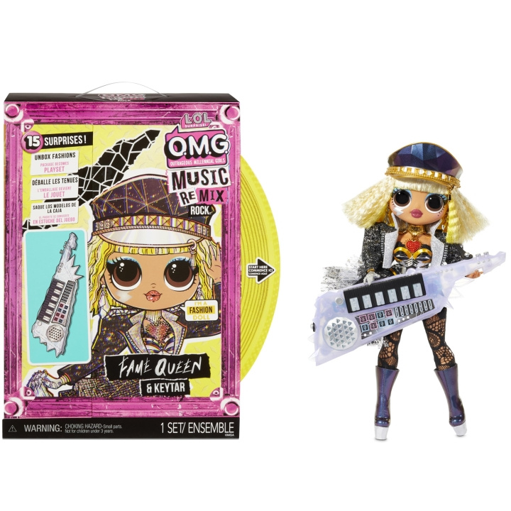 L.O.L. Yllätys! Yllätys OMG Remix Rock- Fame Queen ja Keyt ryhmässä LELUT, TUOTTEET LAPSILLE JA VAUVOILLE / Leikkikalut, Askartelu &Pelit / Lelut @ TP E-commerce Nordic AB (A18896)
