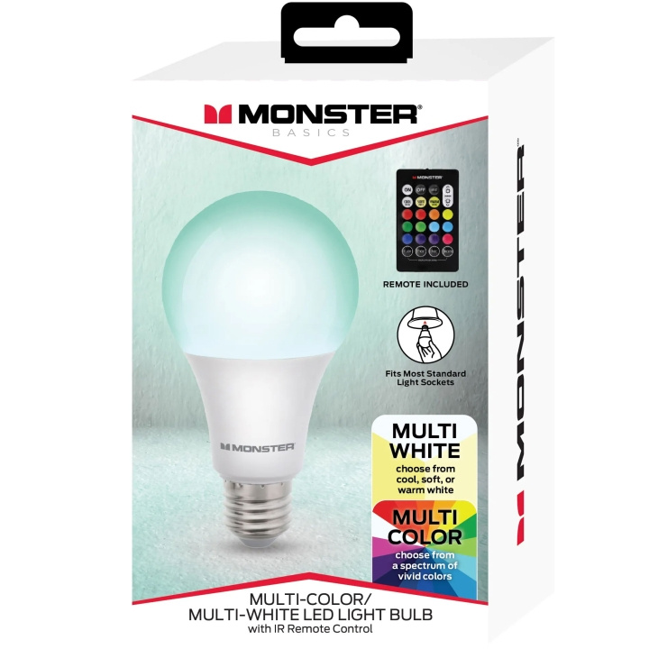 Monster LED-lampa E27 RGB med färr ryhmässä KODINELEKTRONIIKKA / Valaistus / LED-lamput @ TP E-commerce Nordic AB (A19112)