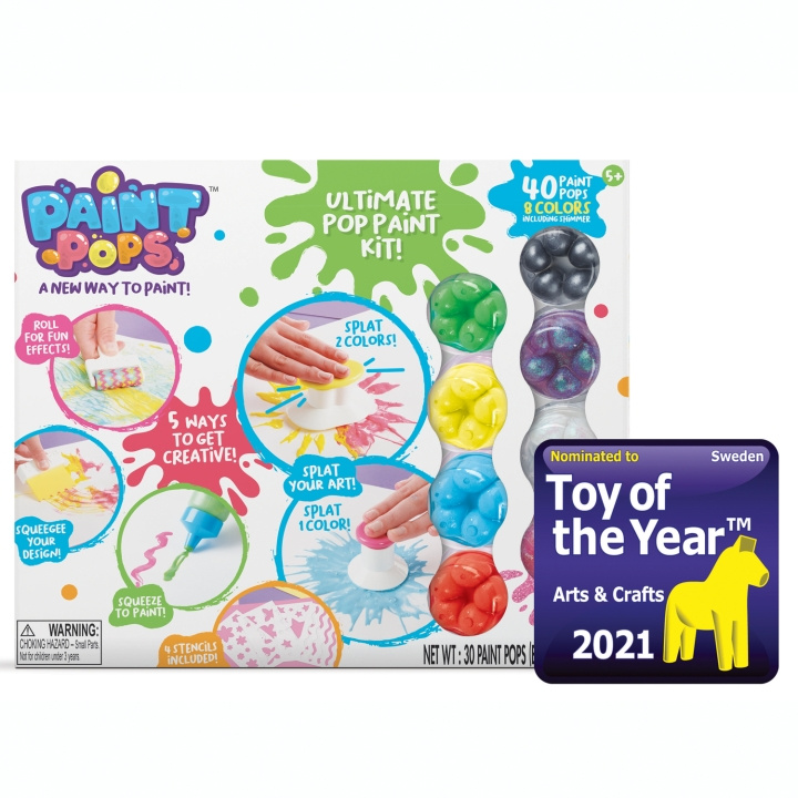 Paint Pops Pop n Splat all that kit ryhmässä LELUT, TUOTTEET LAPSILLE JA VAUVOILLE / Leikkikalut, Askartelu &Pelit / Piirrä ja laske @ TP E-commerce Nordic AB (A19177)