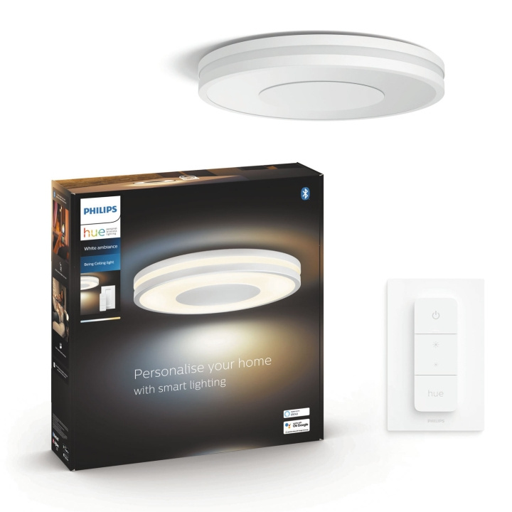 Philips Hue Being Takplafond White Amb ryhmässä KOTI, TALOUS JA PUUTARHA / Älykodit / Älykäs valaistus @ TP E-commerce Nordic AB (A19216)