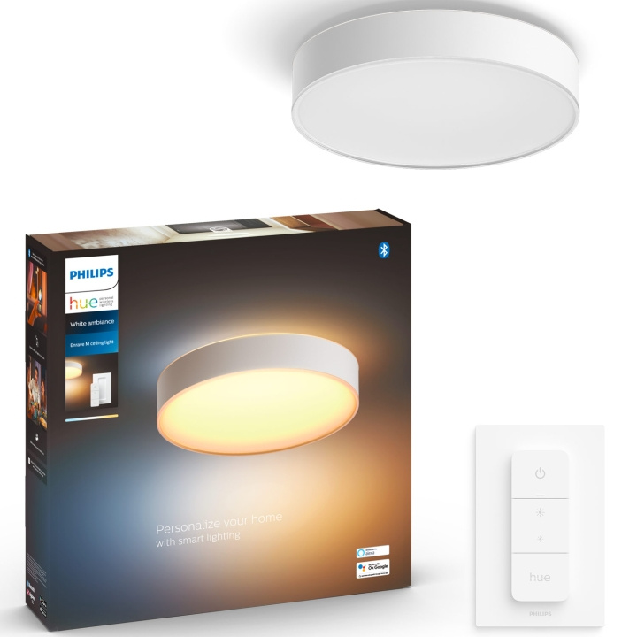 Philips Hue Enrave M Taklampa White Am ryhmässä KOTI, TALOUS JA PUUTARHA / Älykodit / Älykäs valaistus @ TP E-commerce Nordic AB (A19233)