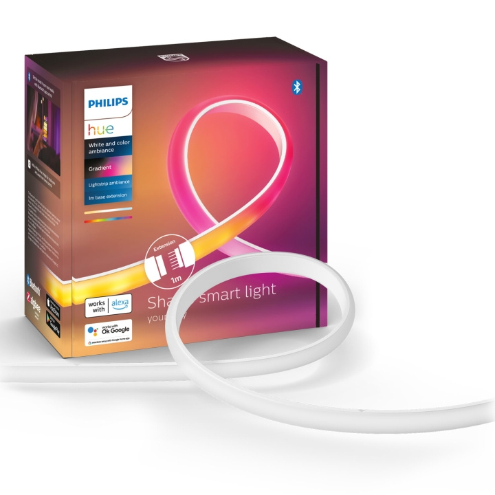 Philips Hue Gradient Lightstrip White/ ryhmässä KOTI, TALOUS JA PUUTARHA / Älykodit / Älykäs valaistus @ TP E-commerce Nordic AB (A19242)