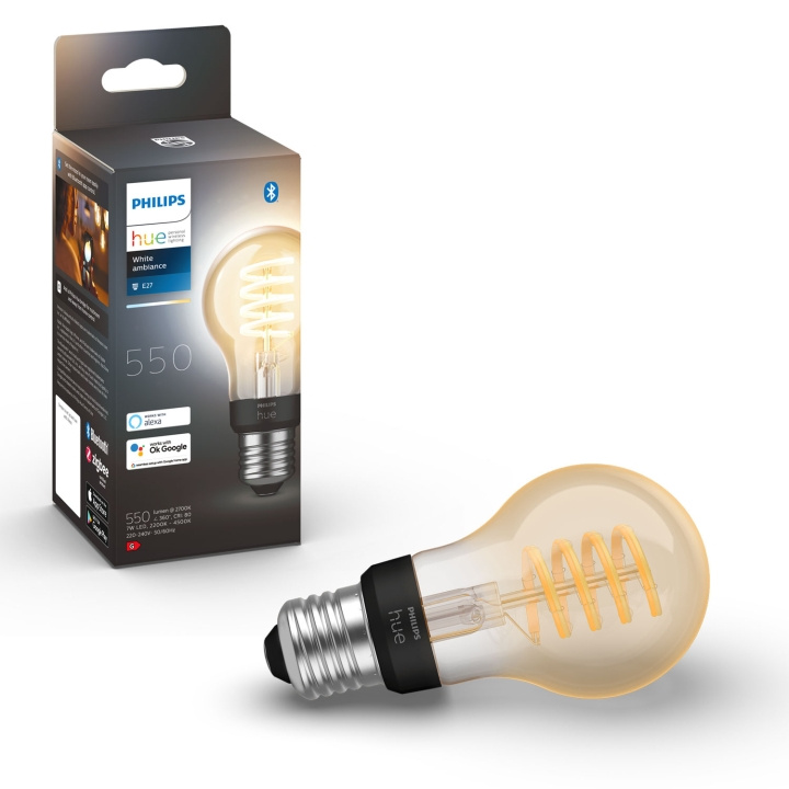 Philips Hue White Ambiance Filament E2 ryhmässä KOTI, TALOUS JA PUUTARHA / Älykodit / Älykäs valaistus @ TP E-commerce Nordic AB (A19271)