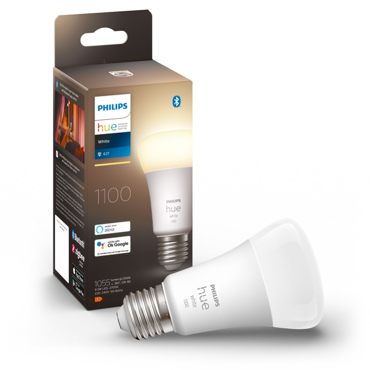 Philips Hue White E27 A60 1100lm 1-pac ryhmässä KOTI, TALOUS JA PUUTARHA / Älykodit / Älykäs valaistus @ TP E-commerce Nordic AB (A19289)