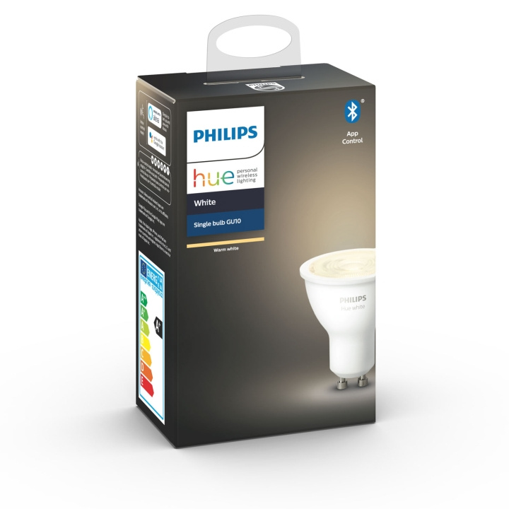 Philips Hue White GU10 5,2W 1-pack ryhmässä KOTI, TALOUS JA PUUTARHA / Älykodit / Älykäs valaistus @ TP E-commerce Nordic AB (A19295)