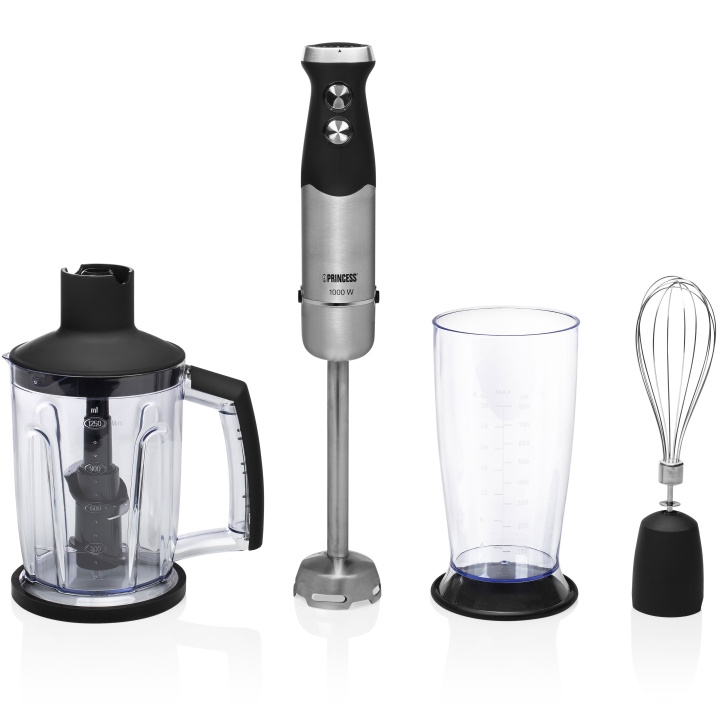 Princess Stavmixer set 1000W XL rostrit ryhmässä KOTI, TALOUS JA PUUTARHA / Kodinkoneet / Yleiskoneet ja monitoimikoneet / Sauvasekoittimet @ TP E-commerce Nordic AB (A19356)