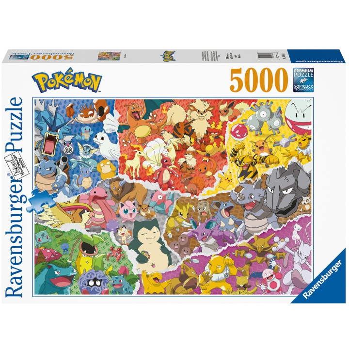Ravensburger Pokémon Allstars 5000p ryhmässä URHEILU, VAPAA-AIKA JA HARRASTUS / Harrastus / Palapeli @ TP E-commerce Nordic AB (A19367)