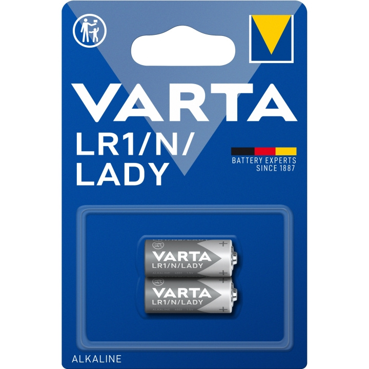 Varta LR1 / N / LADY 1,5V Alkaliskt ryhmässä KODINELEKTRONIIKKA / Paristot & Laturit / Akut / Muut @ TP E-commerce Nordic AB (A19608)