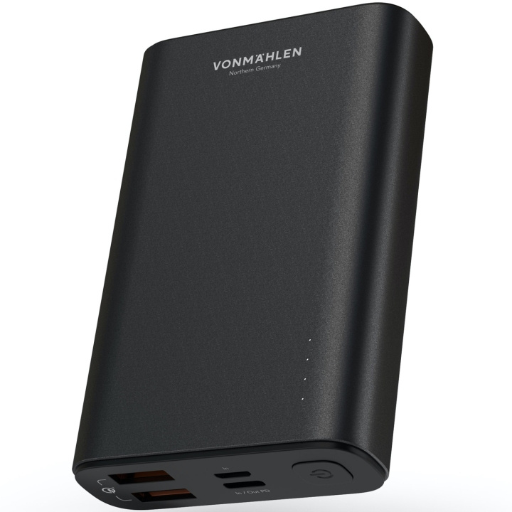 VonMählen Powerbank Evergreen 10K Svart ryhmässä ÄLYPUHELIMET JA TABLETIT / Laturit & Kaapelit / Powerbanks @ TP E-commerce Nordic AB (A19636)