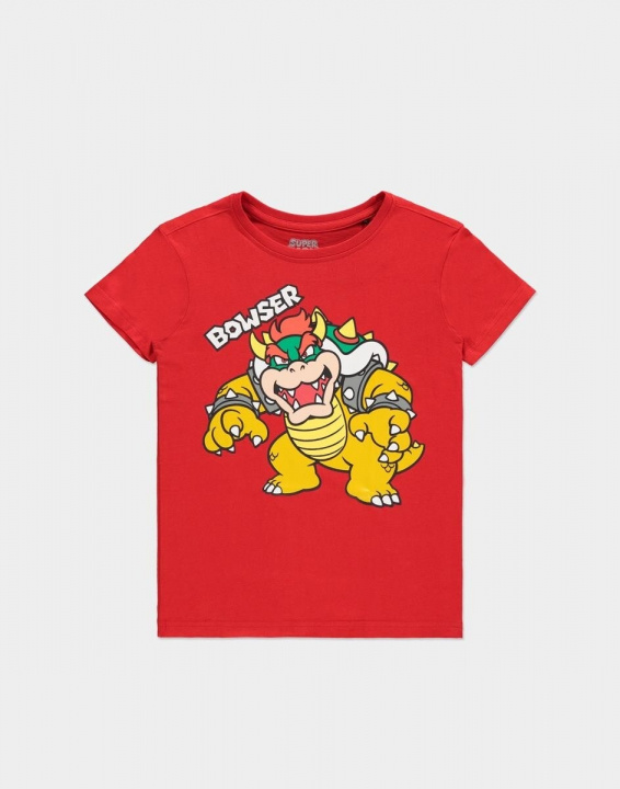 Bowser - T-Shirt barn 86/92 ryhmässä KODINELEKTRONIIKKA / Pelikonsolit & Tarvikkeet / Muut pelit @ TP E-commerce Nordic AB (A19707)