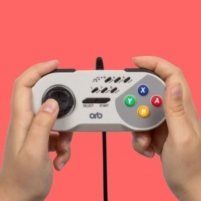 SNES Turbo Control ja johto ORB:ltä ryhmässä KODINELEKTRONIIKKA / Pelikonsolit & Tarvikkeet / Muut pelit @ TP E-commerce Nordic AB (A19823)