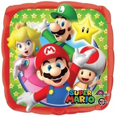 Super Mario - foliopallo ryhmässä KODINELEKTRONIIKKA / Pelikonsolit & Tarvikkeet / Muut pelit @ TP E-commerce Nordic AB (A19833)