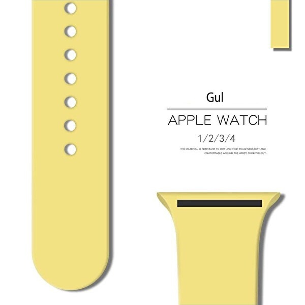 Silikonarmband till Apple Watch 42mm ryhmässä ÄLYPUHELIMET JA TABLETIT / Urheilu, koti ja vapaa-aika / Apple Watch & tarvikkeet / Tarvikkeet @ TP E-commerce Nordic AB (A20311)