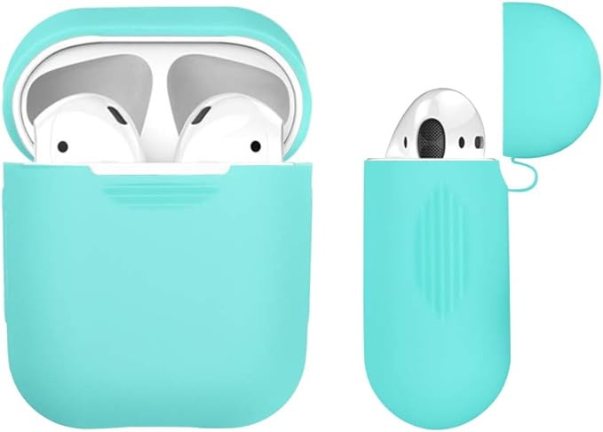 Skyddsfodral i silikon till Apple Airpods, Blå ryhmässä KODINELEKTRONIIKKA / Ääni & Kuva / Kuulokkeet & Tarvikkeet / Tarvikkeet @ TP E-commerce Nordic AB (A20335)