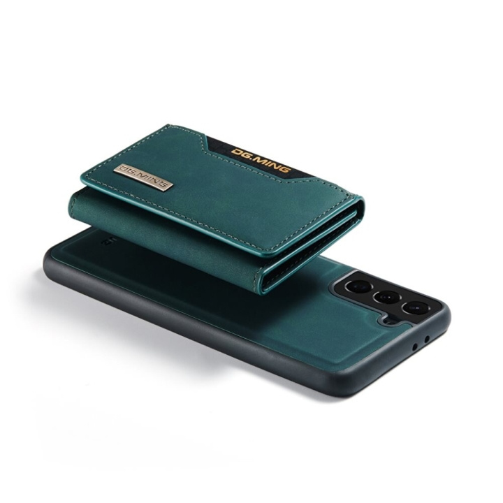 Skal till Samsung S21 Plus med avtagbar plånbok, Grön ryhmässä ÄLYPUHELIMET JA TABLETIT / Puhelimen suojakotelo / Samsung @ TP E-commerce Nordic AB (A20454)