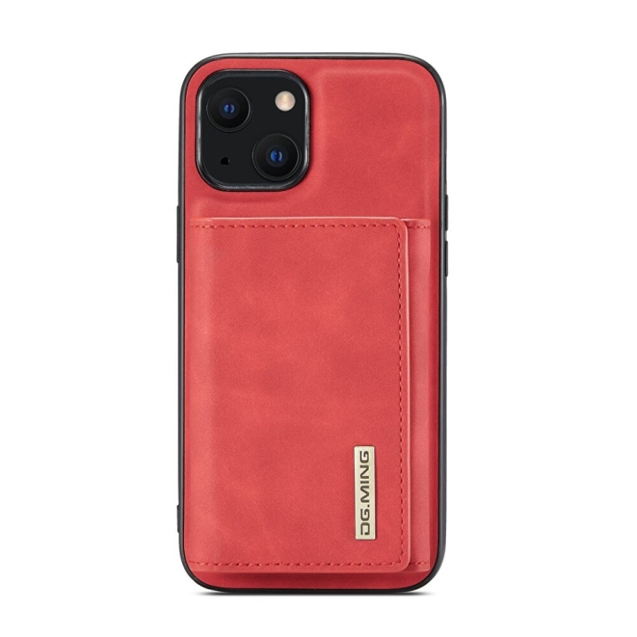 DG.MING kotelo magneettilompakolla iPhone 13 Mini, punainen ryhmässä ÄLYPUHELIMET JA TABLETIT / Puhelimen suojakotelo / Apple / iPhone 13 Mini / Kotelo @ TP E-commerce Nordic AB (A20456)