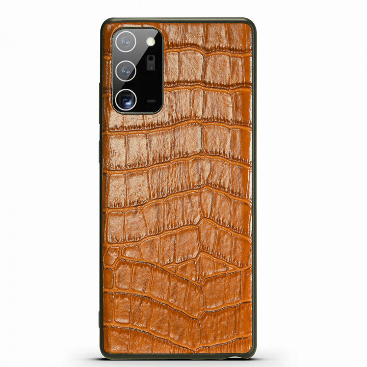 Nahkakotelo Samsung Note 20 Ultra, ruskea ryhmässä ÄLYPUHELIMET JA TABLETIT / Puhelimen suojakotelo / Samsung @ TP E-commerce Nordic AB (A20475)