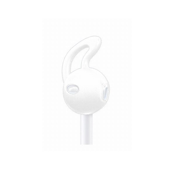 Kuminen suojakuori Apple Airpodsille, valkoinen ryhmässä KODINELEKTRONIIKKA / Ääni & Kuva / Kuulokkeet & Tarvikkeet / Tarvikkeet @ TP E-commerce Nordic AB (A20489)