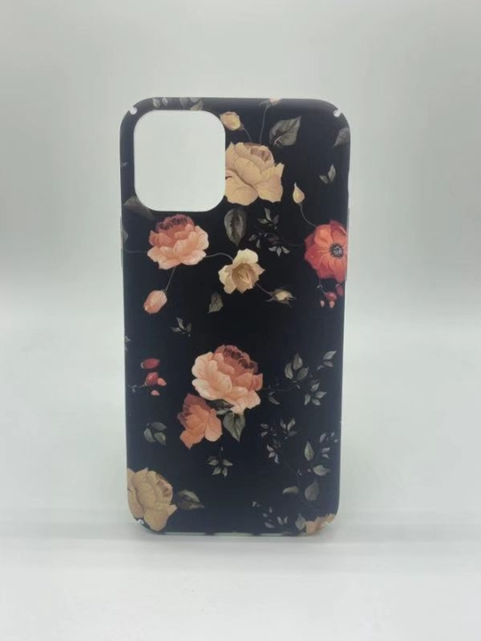 Marmorskal med mörkt blommigt mönster till iPhone 11 ryhmässä ÄLYPUHELIMET JA TABLETIT / Puhelimen suojakotelo / Apple / iPhone 11 / Kuoret @ TP E-commerce Nordic AB (A20641)