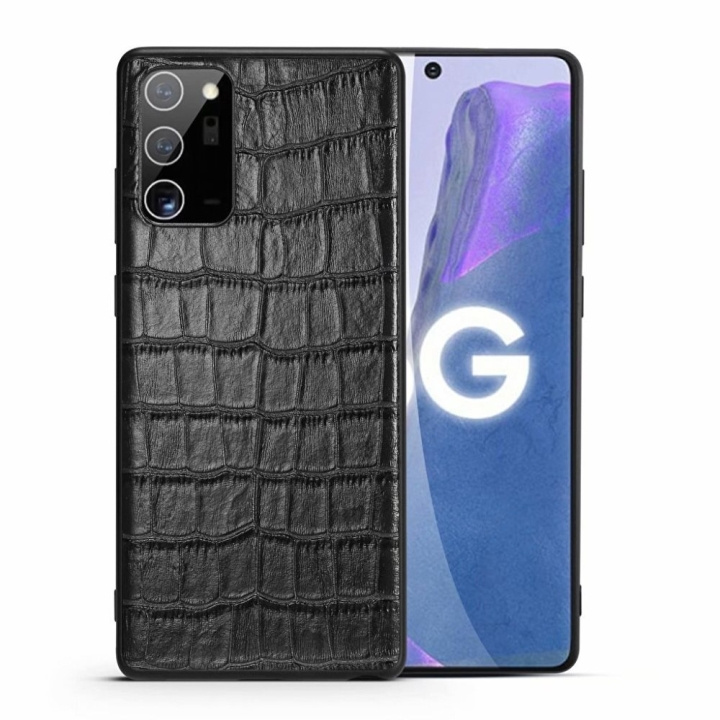 Keinonahkainen kotelo Samsung S21 Plus -puhelimelle ryhmässä ÄLYPUHELIMET JA TABLETIT / Puhelimen suojakotelo / Samsung @ TP E-commerce Nordic AB (A20691)