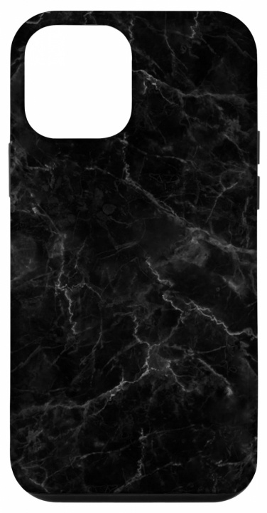 Abstrakt marmorskal till iPhone 12 Mini, Svart ryhmässä ÄLYPUHELIMET JA TABLETIT / Puhelimen suojakotelo / Apple / iPhone 12 Mini / Kuoret @ TP E-commerce Nordic AB (A20856)