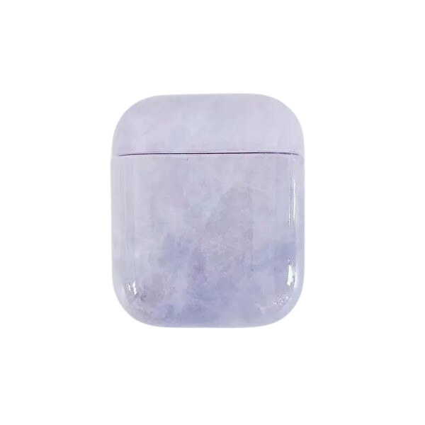 Suojakotelo Apple Airpodsille, marmorikuvio, violetti ryhmässä KODINELEKTRONIIKKA / Ääni & Kuva / Kuulokkeet & Tarvikkeet / Tarvikkeet @ TP E-commerce Nordic AB (A20907)