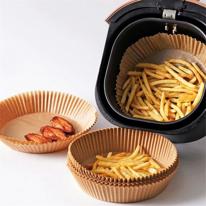 50-pakkaus Airfryer-paperia ryhmässä KOTI, TALOUS JA PUUTARHA / Kodinkoneet / Airfryers ja rasvakeittimet @ TP E-commerce Nordic AB (A21019)