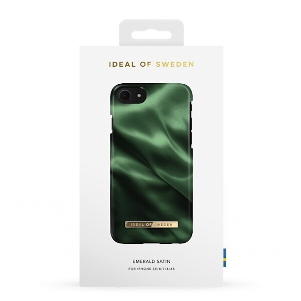 iDeal Skal iPhone 6/6S/7/8/SE2020  Emerald Satin ryhmässä ÄLYPUHELIMET JA TABLETIT / Puhelimen suojakotelo / Apple / iPhone 8 @ TP E-commerce Nordic AB (A21026)