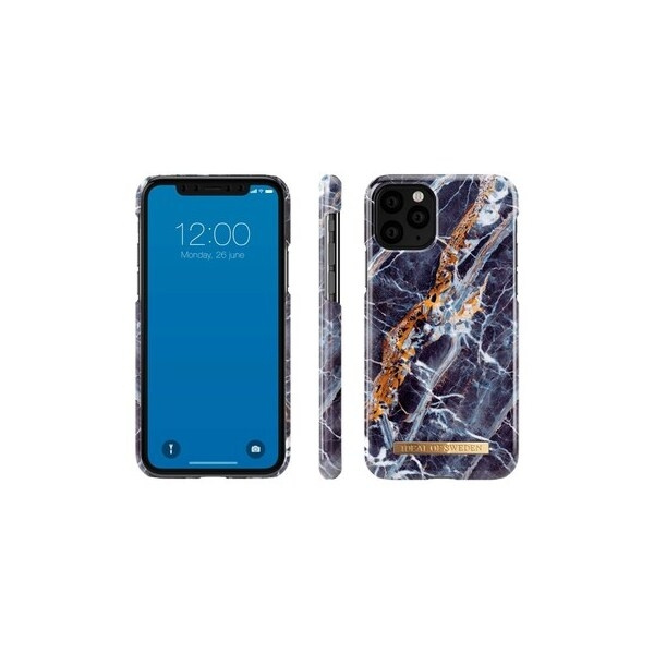 iDeal Of Sweden iPhone 11 Pro Max - Midnight Blue Marble ryhmässä ÄLYPUHELIMET JA TABLETIT / Puhelimen suojakotelo / Apple / iPhone 11 Pro Max @ TP E-commerce Nordic AB (A21029)