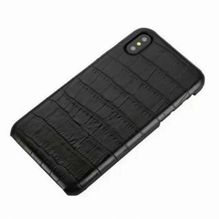 Nahkakotelo iPhone XR:lle, musta ryhmässä ÄLYPUHELIMET JA TABLETIT / Puhelimen suojakotelo / Apple / iPhone XR @ TP E-commerce Nordic AB (A21264)