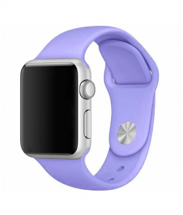 Silikonarmband till Apple Watch 42/44mm, Lila ryhmässä ÄLYPUHELIMET JA TABLETIT / Urheilu, koti ja vapaa-aika / Apple Watch & tarvikkeet / Tarvikkeet @ TP E-commerce Nordic AB (A21294)