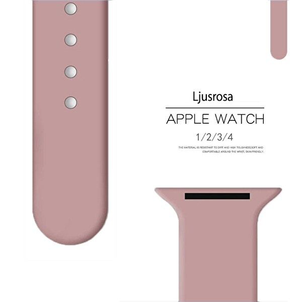 Silikonarmband till Apple Watch 42mm ryhmässä ÄLYPUHELIMET JA TABLETIT / Urheilu, koti ja vapaa-aika / Apple Watch & tarvikkeet / Tarvikkeet @ TP E-commerce Nordic AB (A21296)