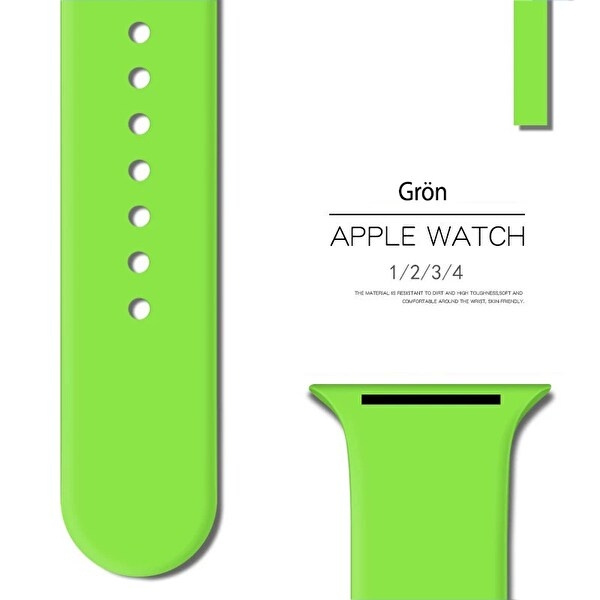 Silikonarmband till Apple Watch 42mm ryhmässä ÄLYPUHELIMET JA TABLETIT / Urheilu, koti ja vapaa-aika / Apple Watch & tarvikkeet / Tarvikkeet @ TP E-commerce Nordic AB (A21300)