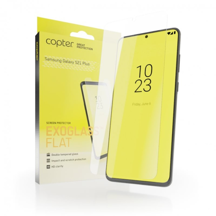 Copter Exoglass Skärmskydd för Samsung Galaxy S21 Plus 5G ryhmässä ÄLYPUHELIMET JA TABLETIT / Puhelimen suojakotelo / Samsung @ TP E-commerce Nordic AB (A21425)