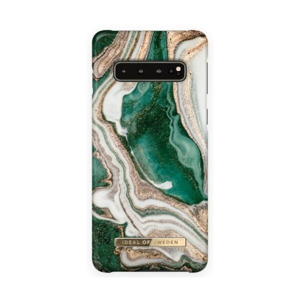 iDeal of Sweden Kuori Samsung Galaxy S9 Plus Golden Jade Marble ryhmässä ÄLYPUHELIMET JA TABLETIT / Puhelimen suojakotelo / Samsung @ TP E-commerce Nordic AB (A21861)