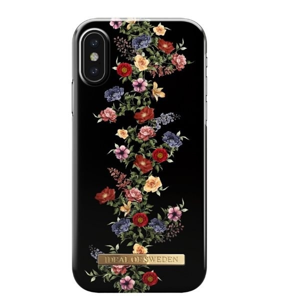 iDeal Of Sweden skal IPhone XS Max - Dark Floral ryhmässä ÄLYPUHELIMET JA TABLETIT / Puhelimen suojakotelo / Apple / iPhone XS Max / Kuoret @ TP E-commerce Nordic AB (A21862)