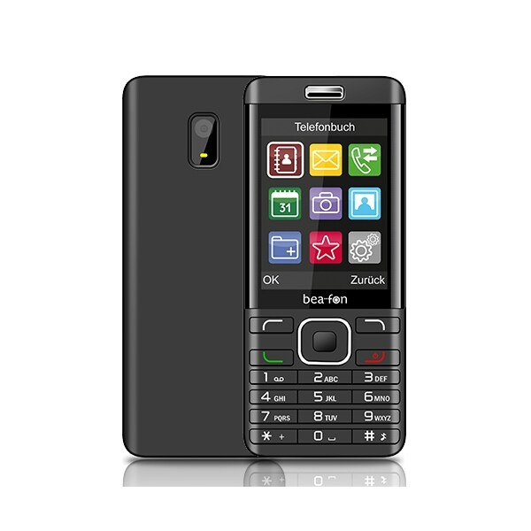 Beafon C350 - 2G, Enkel mobiltelefon med färgskärm, Svart ryhmässä ÄLYPUHELIMET JA TABLETIT / Kännykät & smartphones @ TP E-commerce Nordic AB (A21892)
