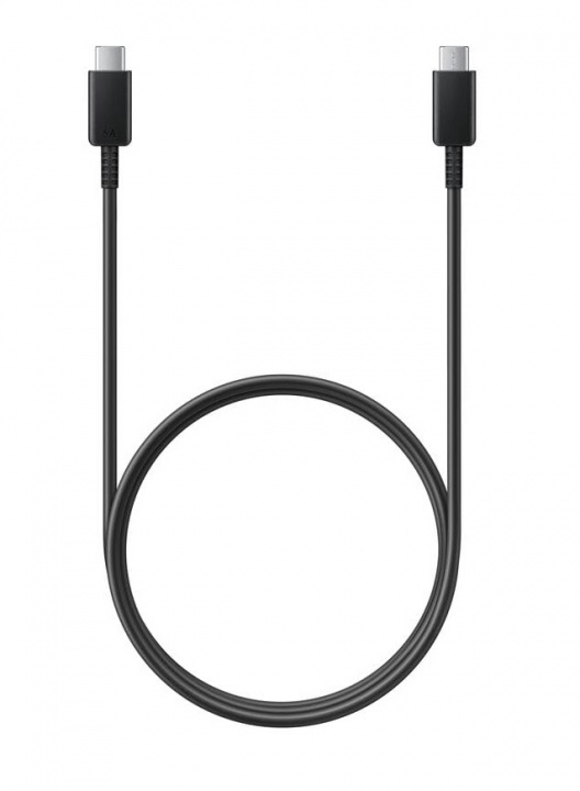 Samsung EP-DN975 Latauskaapeli USB-C - USB-C 5A, 1m, musta ryhmässä ÄLYPUHELIMET JA TABLETIT / Laturit & Kaapelit / Kaapelit / Tyyppi C -kaapelit @ TP E-commerce Nordic AB (A22069)