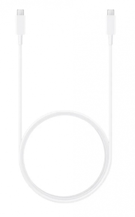 Samsung EP-DX510 Latauskaapeli USB-C USB-C 5A, 1,8 m, valkoinen ryhmässä ÄLYPUHELIMET JA TABLETIT / Laturit & Kaapelit / Kaapelit / Tyyppi C -kaapelit @ TP E-commerce Nordic AB (A22071)